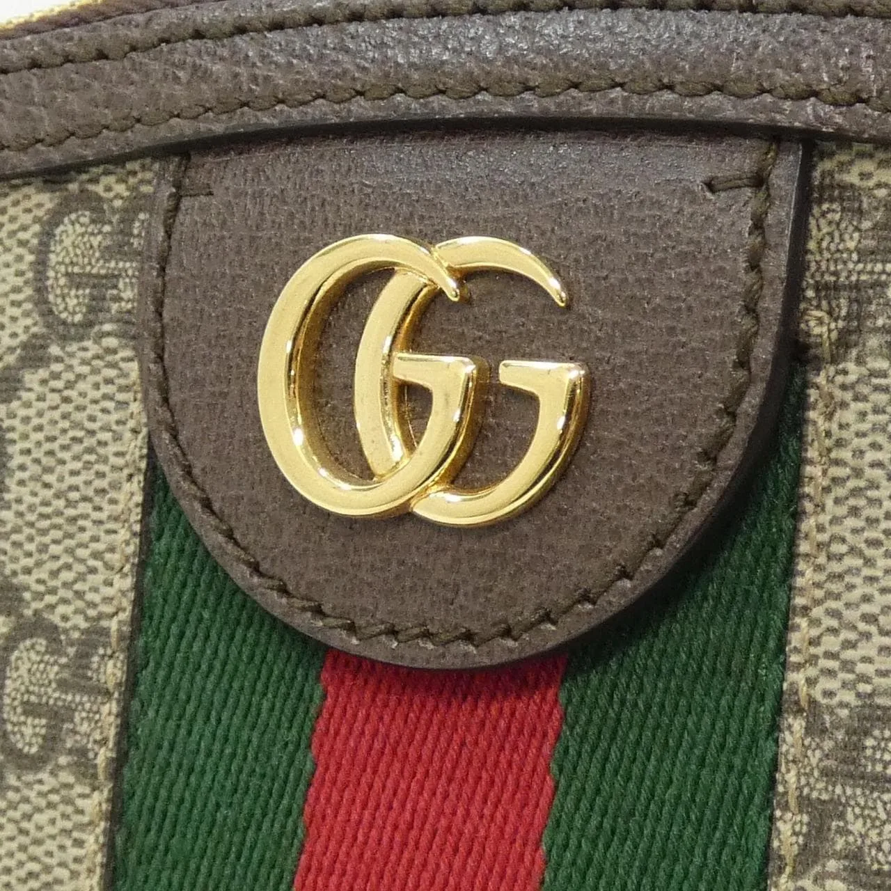 GUCCI Ophidia 499621 K05NG Shoulder Canvas 黑色 帆布 中古品A - 縮圖 5