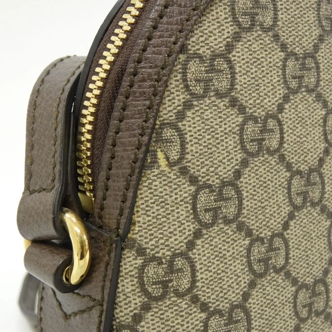 GUCCI Ophidia 499621 K05NG Shoulder Canvas 黑色 帆布 中古品A - 縮圖 6