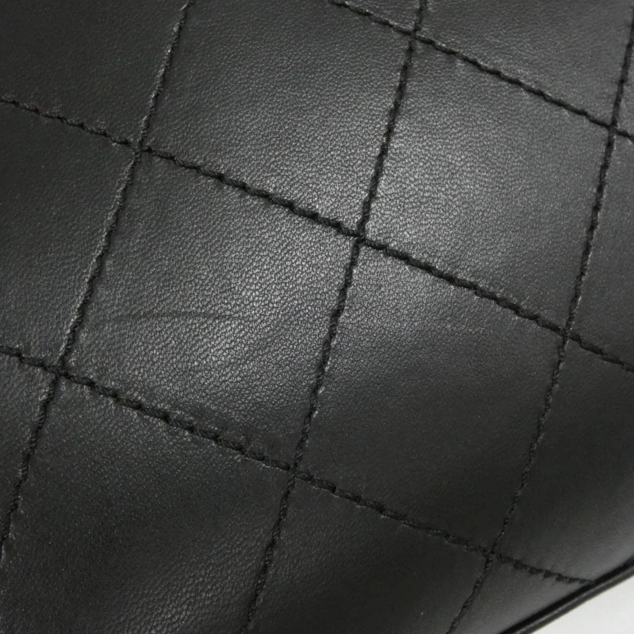 CHANEL Shoulder Lambskin Black Lambskin Rank A - Thumbnail 5