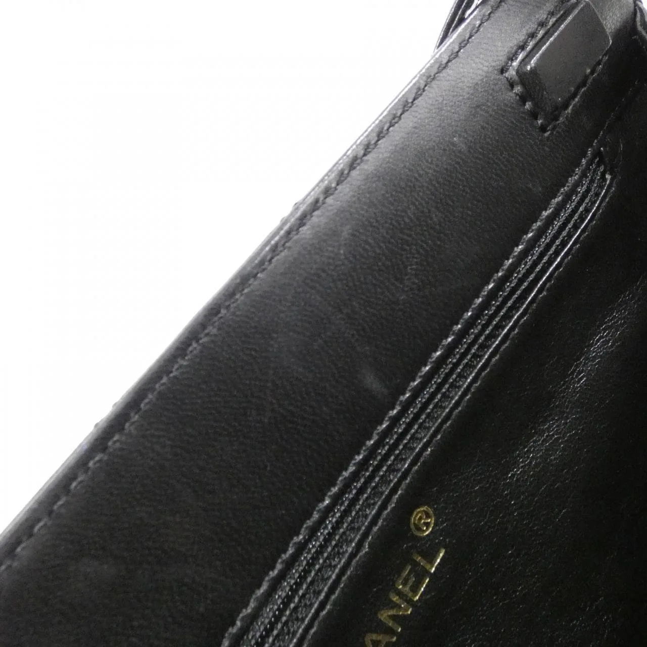 CHANEL Shoulder Lambskin Black Lambskin Rank A - Thumbnail 10