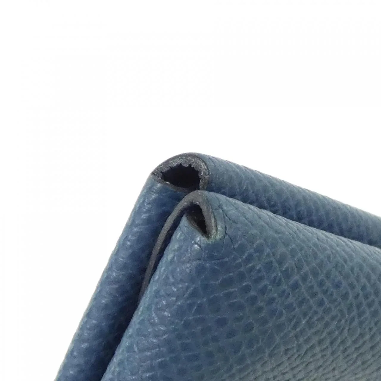 HERMES 083035CK Coin Case Epsom 藍色 Epsom 皮 中古品A - 縮圖 3