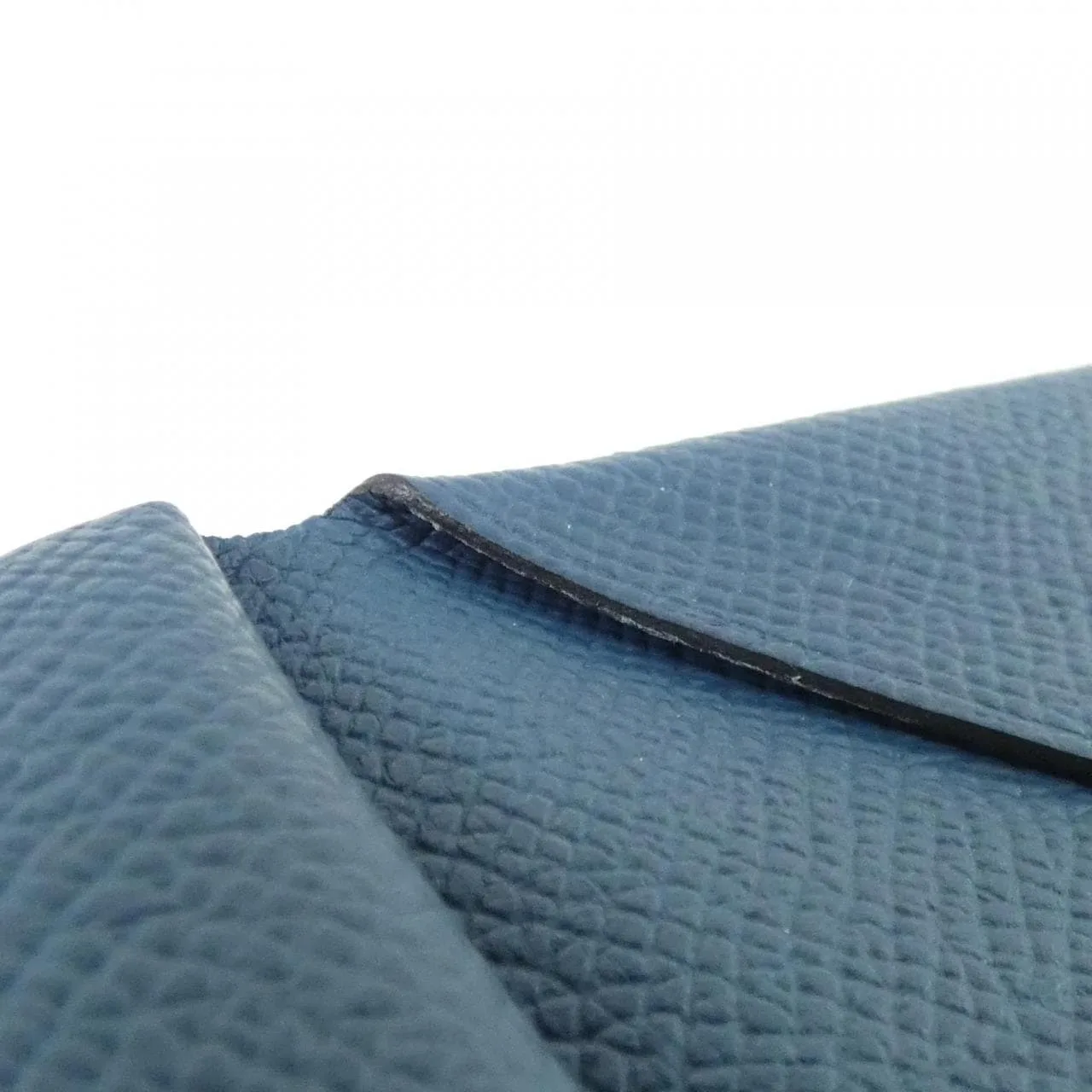 HERMES 083035CK Coin Case Epsom 藍色 Epsom 皮 中古品A - 縮圖 8