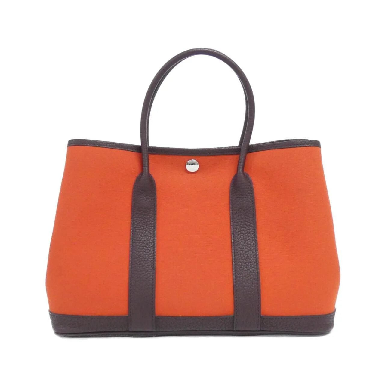 HERMES Garden Party 082262CK Tote Orange