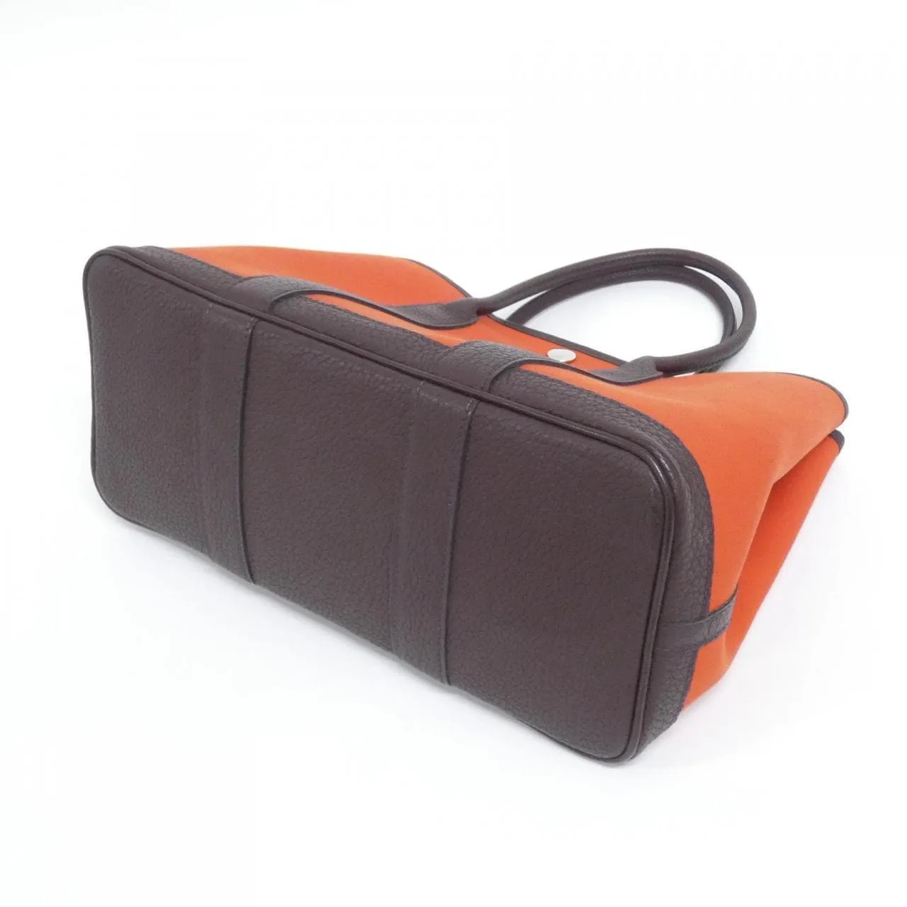 HERMES Garden Party 082262CK Tote Orange Rank A - Thumbnail 2