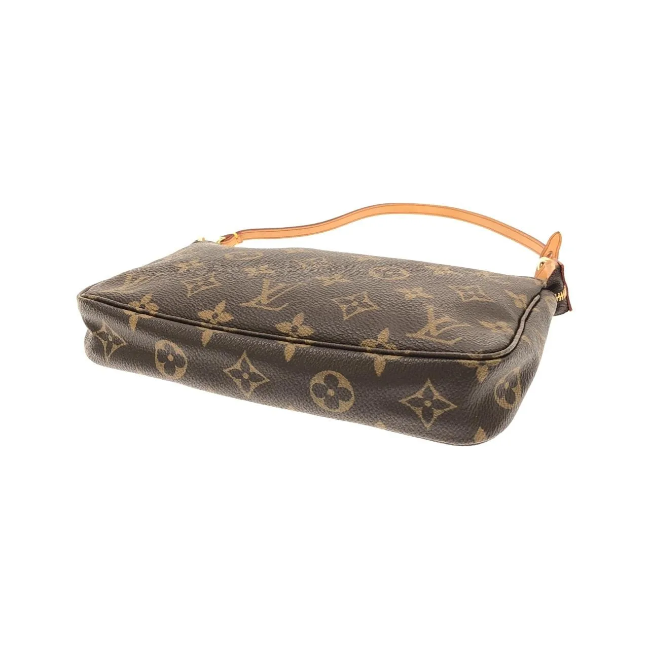 LOUIS VUITTON Pochette M51980 Pochette Monogram 黑色 Monogram 中古品A - 縮圖 3