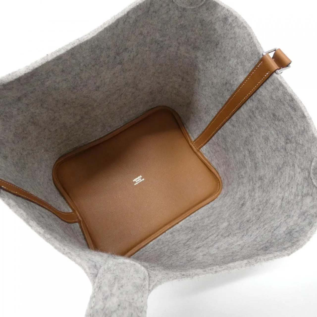 HERMES Picotin 082444CK Handbag Swift Gold Swift Leather Rank A - Thumbnail 6