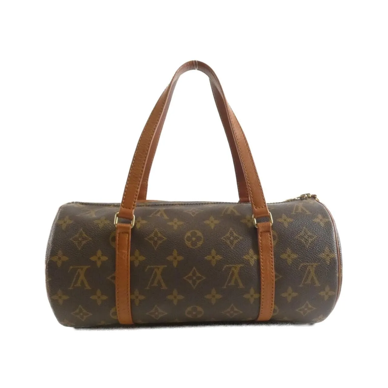 LOUIS VUITTON Papillon M51365 Handbag Monogram 黑色 Monogram 中古品B - 縮圖 2
