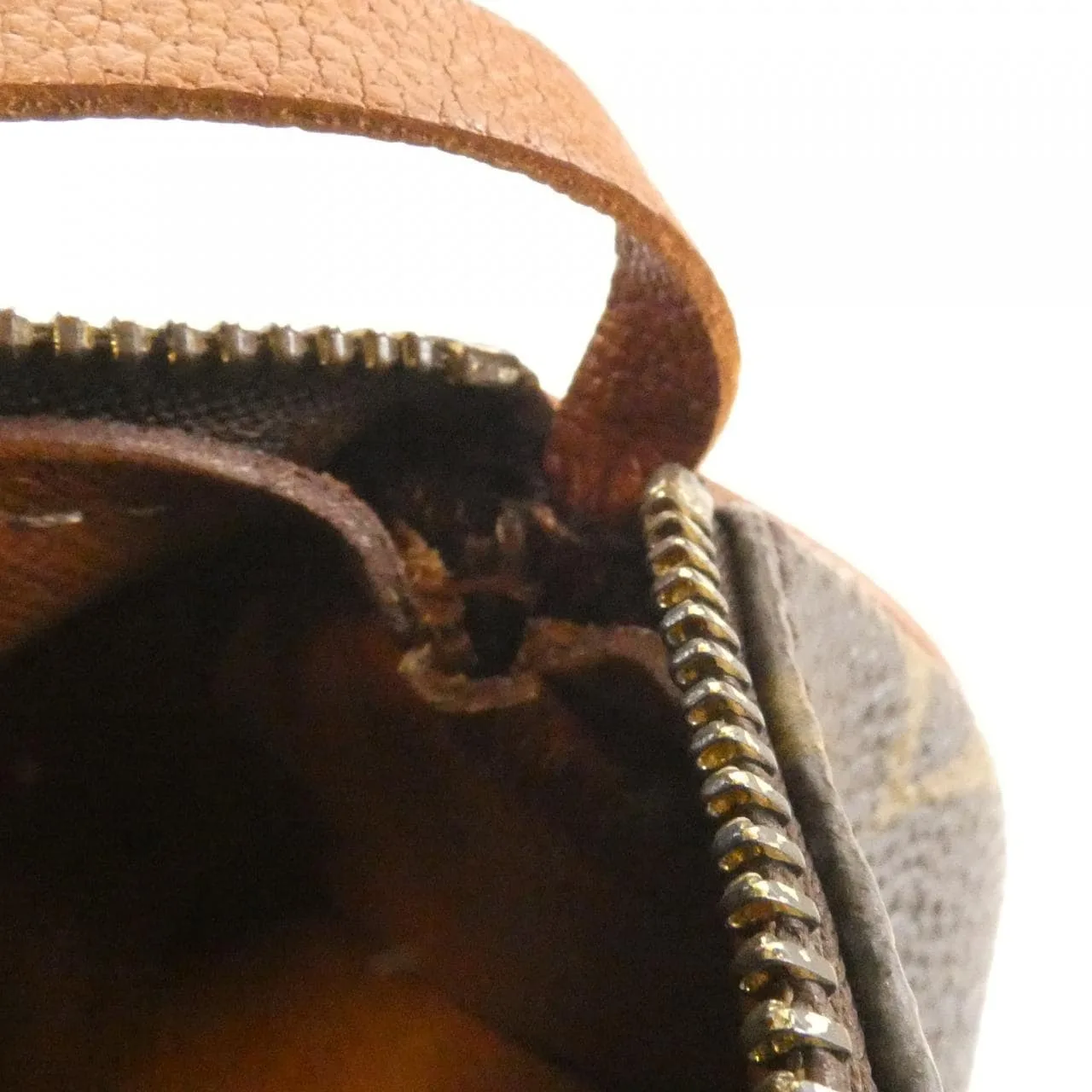 LOUIS VUITTON Papillon M51365 Handbag Monogram 黑色 Monogram 中古品B - 縮圖 4