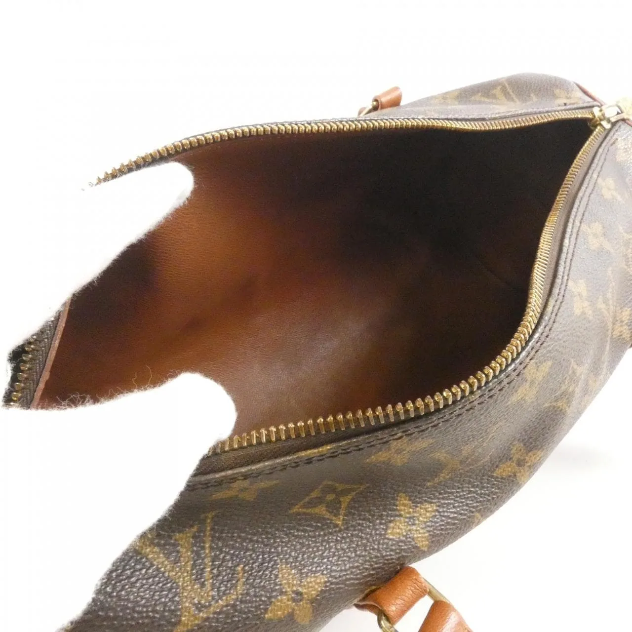 LOUIS VUITTON Papillon M51365 Handbag Monogram 黑色 Monogram 中古品B - 縮圖 9