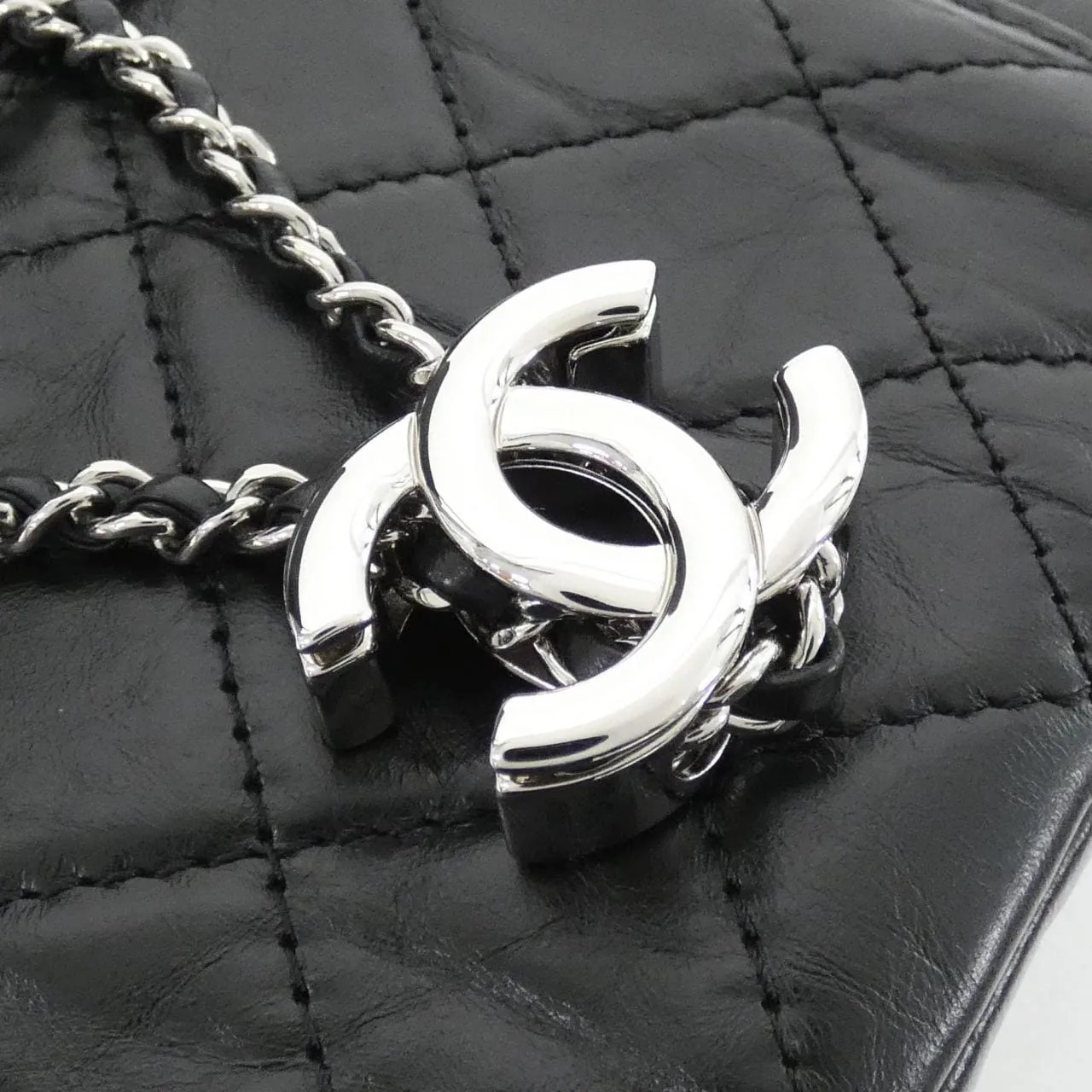 CHANEL 57818 Shoulder Black Rank A - Thumbnail 5