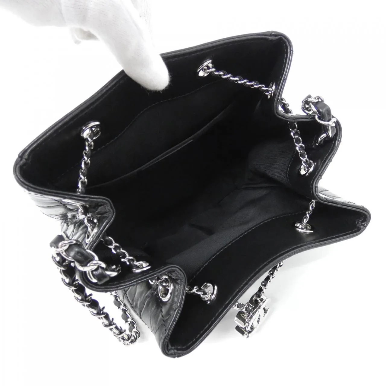 CHANEL 57818 Shoulder Black Rank A - Thumbnail 7