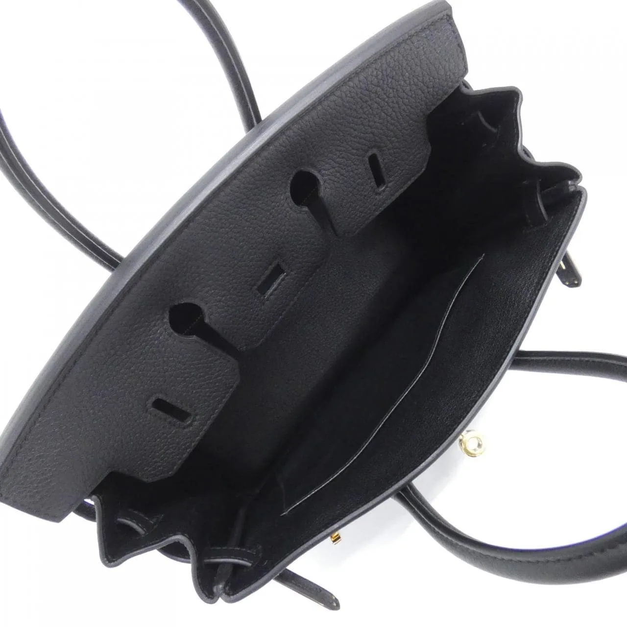 HERMES Birkin 041344CC Handbag Togo Black Togo Leather Unused - Thumbnail 6