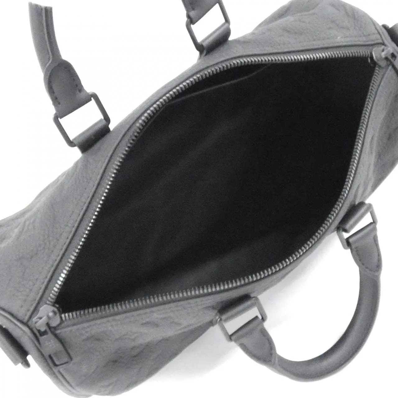 LOUIS VUITTON Keepall M22765 Boston Monogram 黑色 Monogram 中古品A - 縮圖 4