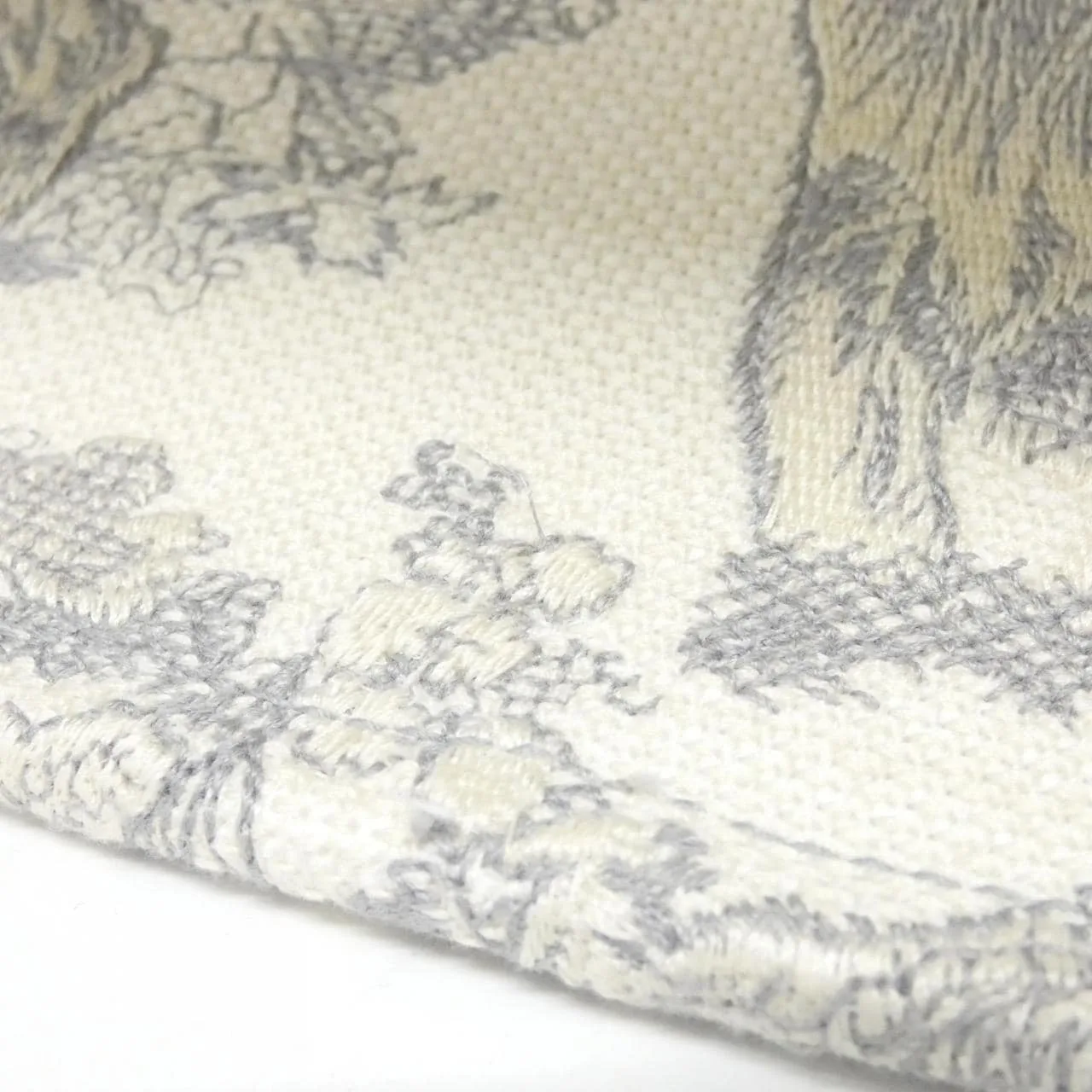 DIOR Book Tote M1296ZTDT Tote Canvas 灰色 帆布 中古品A - 縮圖 3