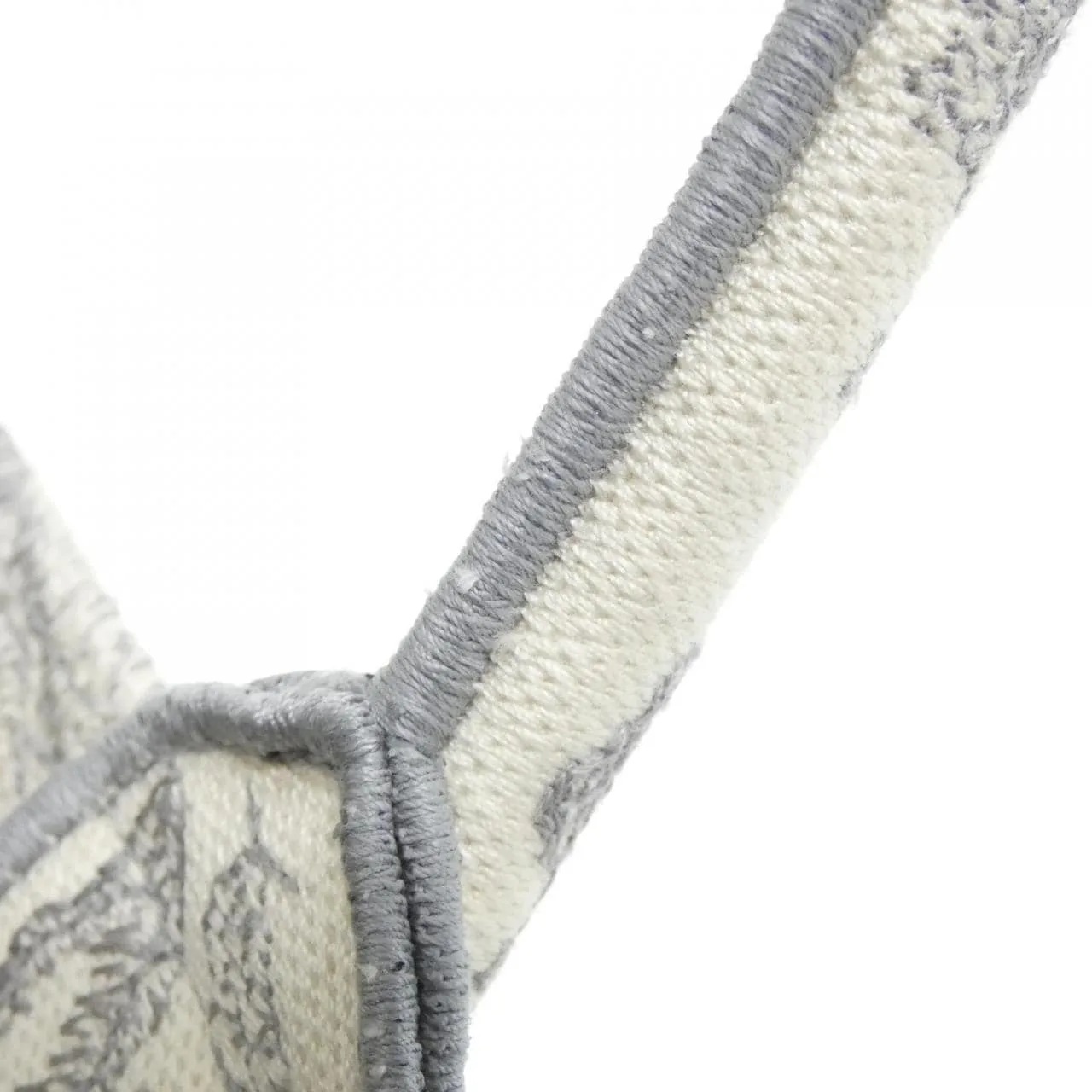 DIOR Book Tote M1296ZTDT Tote Canvas 灰色 帆布 中古品A - 縮圖 5