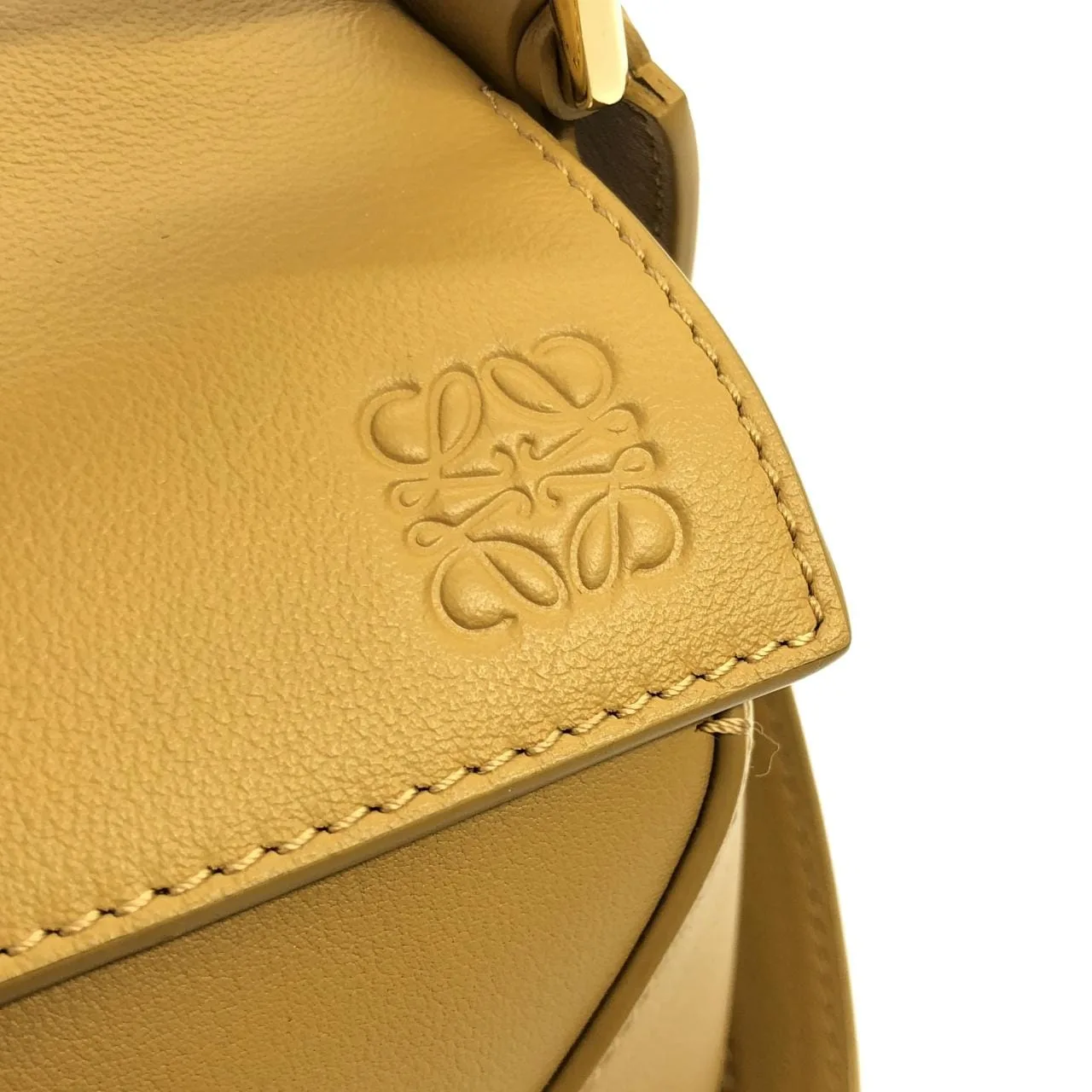 LOEWE Puzzle A510P60X41 手提包 黑色 中古品A - 縮圖 3