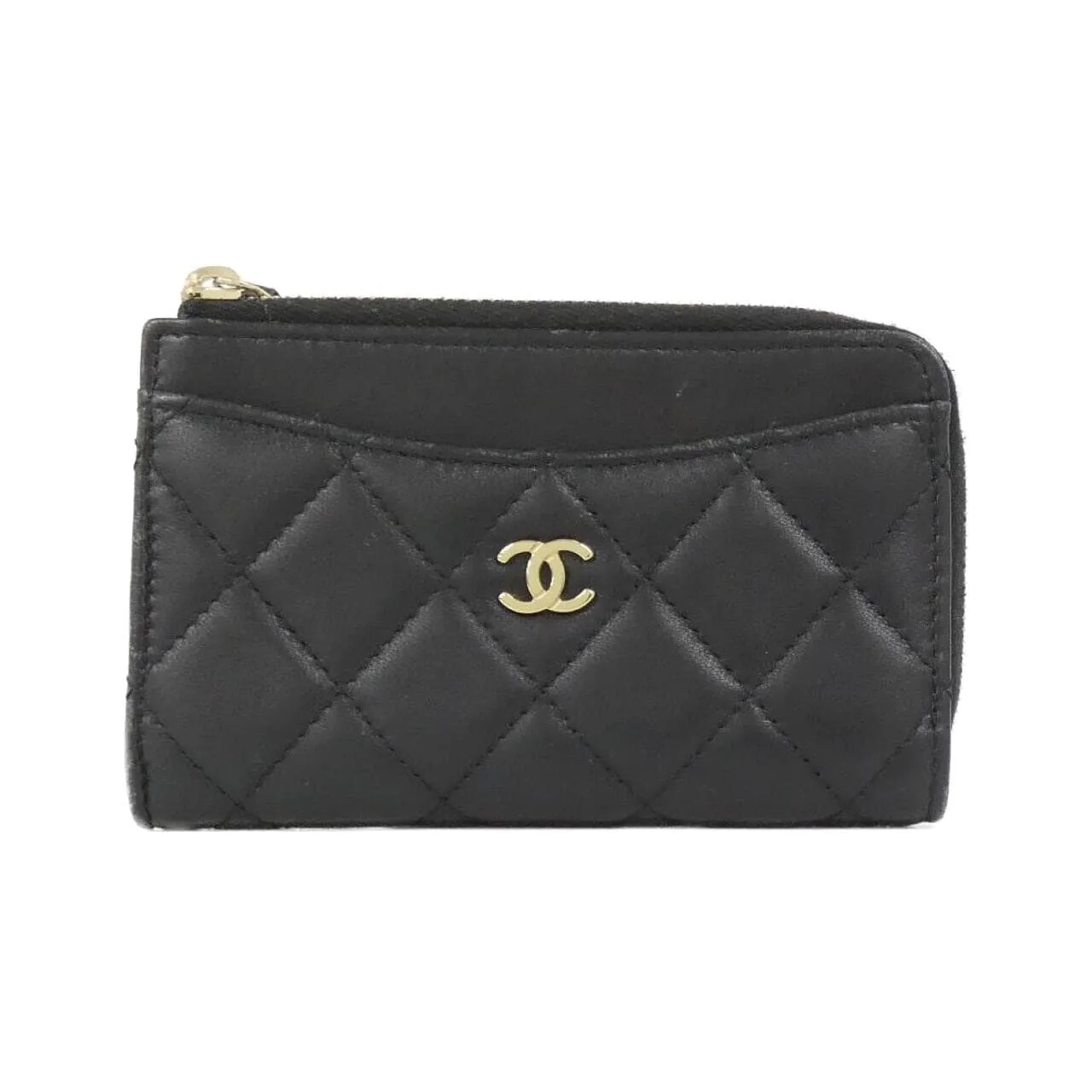 CHANEL Timeless Classic AP3179 Card Case Lambskin Black
