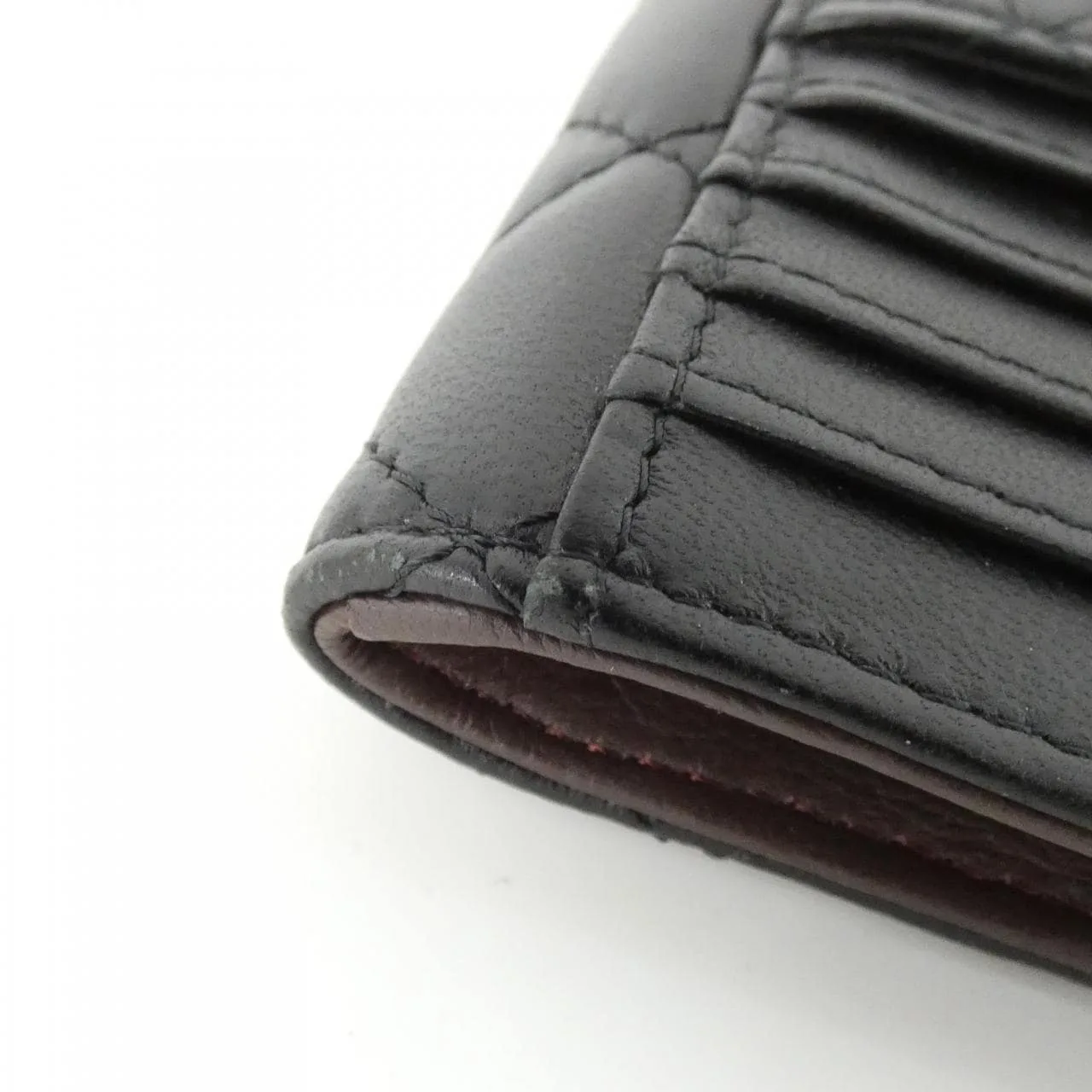 CHANEL Timeless Classic AP3179 Card Case Lambskin 黑色 羊皮 中古品B - 縮圖 4