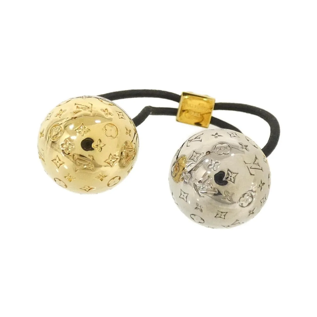 LOUIS VUITTON M80266 Accessories Lambskin 黑色 羊皮 中古品A - 縮圖 2