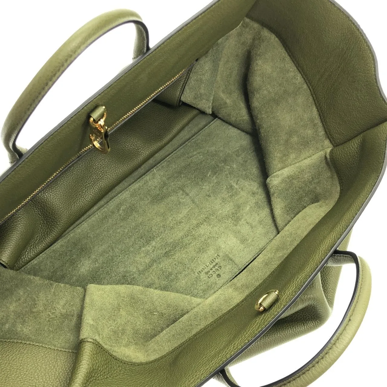 GUCCI 674837 0E8IG 手提包 皮革 黑色 皮革 中古品A - 縮圖 6