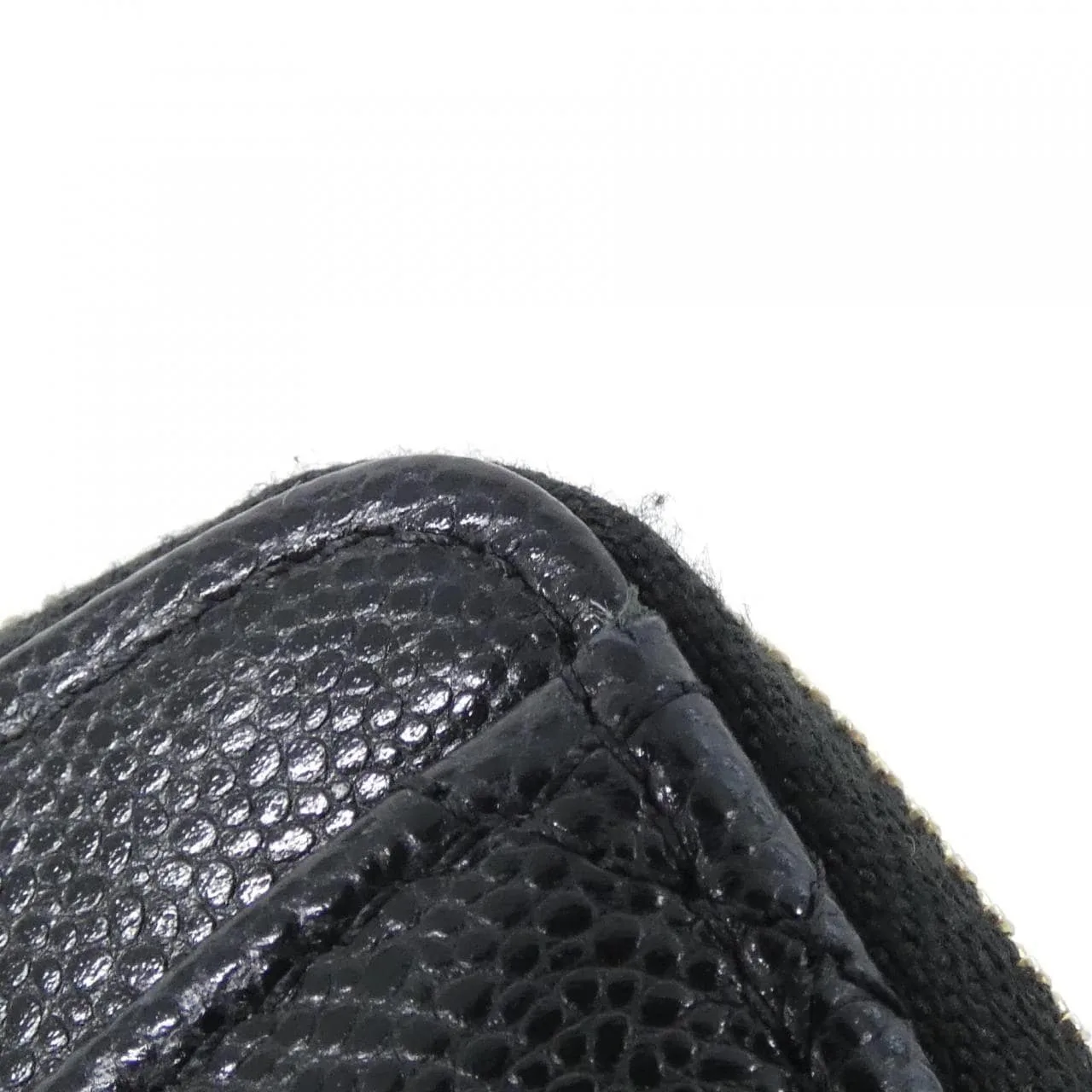 CHANEL Timeless Classic AP3179 Card Case Grained Calfskin 黑色 荔枝紋牛皮 中古品A - 縮圖 6