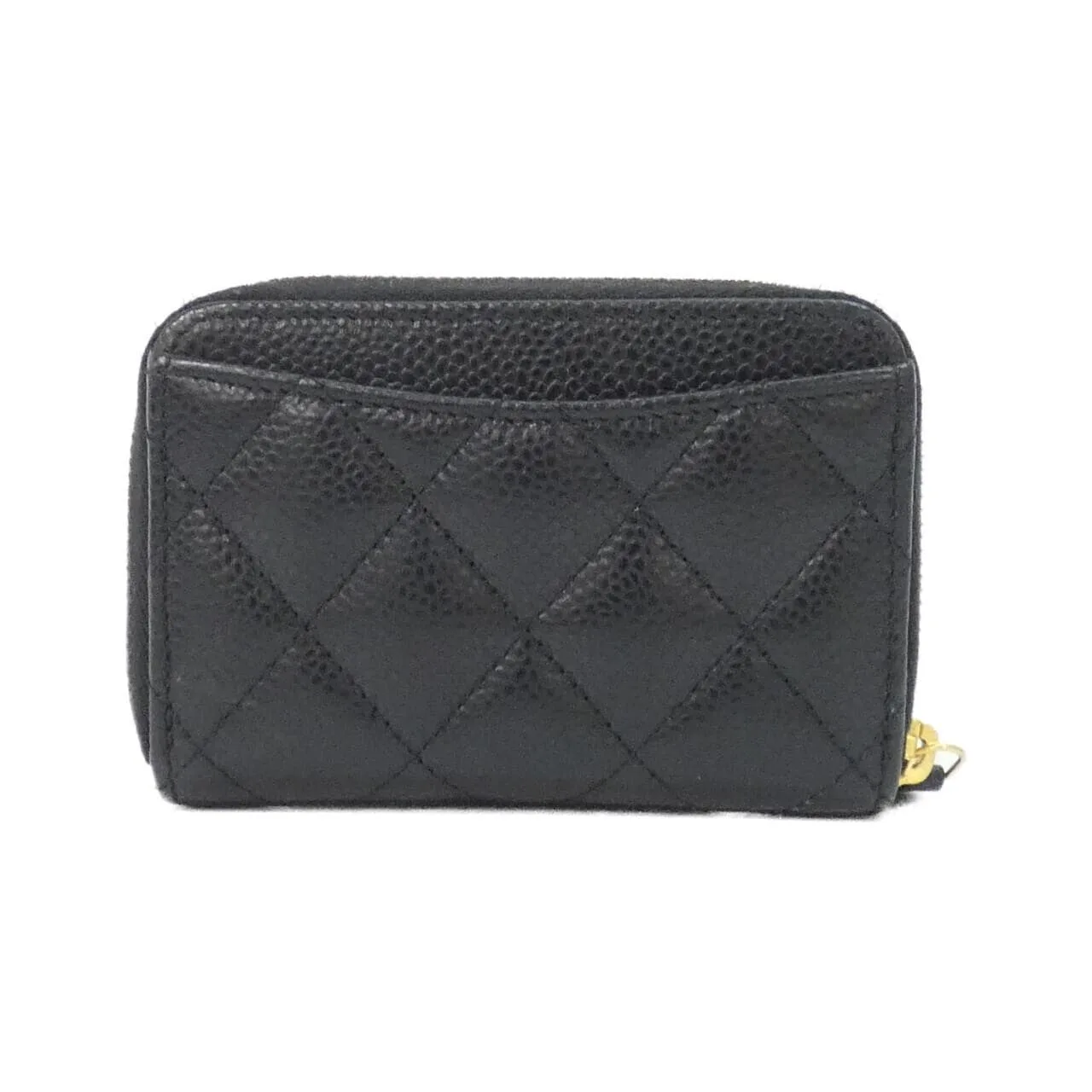 CHANEL Timeless Classic AP0216 Coin Case Grained Calfskin 黑色 荔枝紋牛皮 中古品A - 縮圖 2