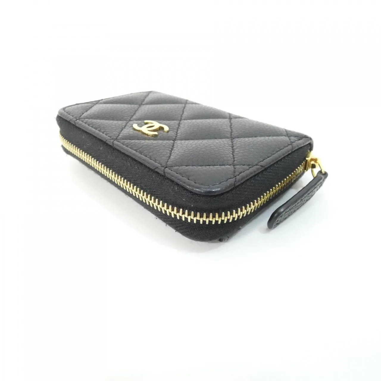 CHANEL Timeless Classic AP0216 Coin Case Grained Calfskin 黑色 荔枝紋牛皮 中古品A - 縮圖 3