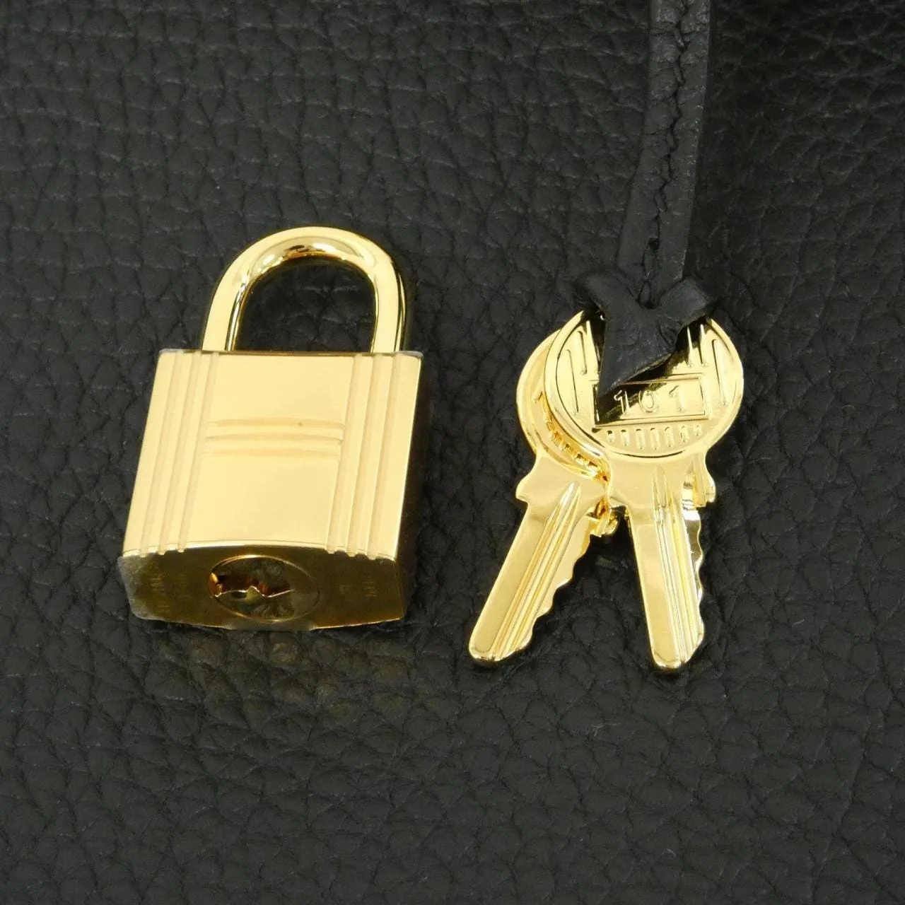 HERMES Birkin 041344CC Handbag Togo Black Togo Leather Unused - Thumbnail 4