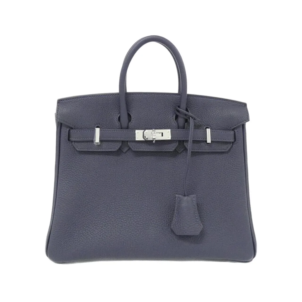HERMES Birkin 041344CK Handbag Togo 藍色