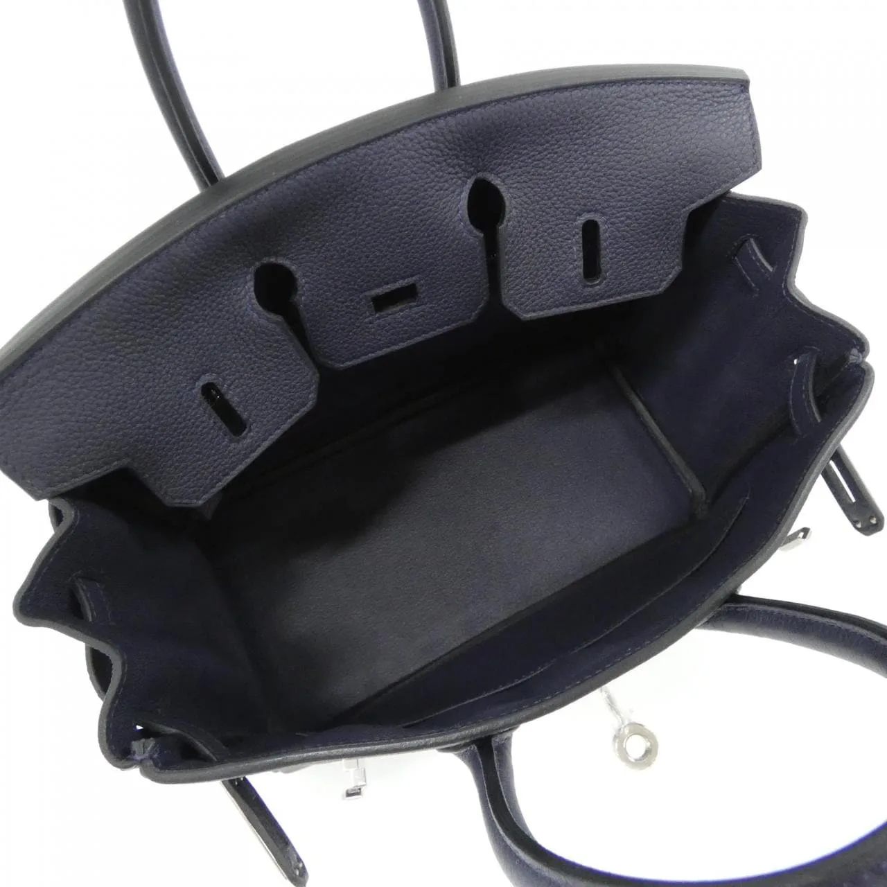 HERMES Birkin 041344CK Handbag Togo 藍色 Togo 牛皮 中古品A - 縮圖 7