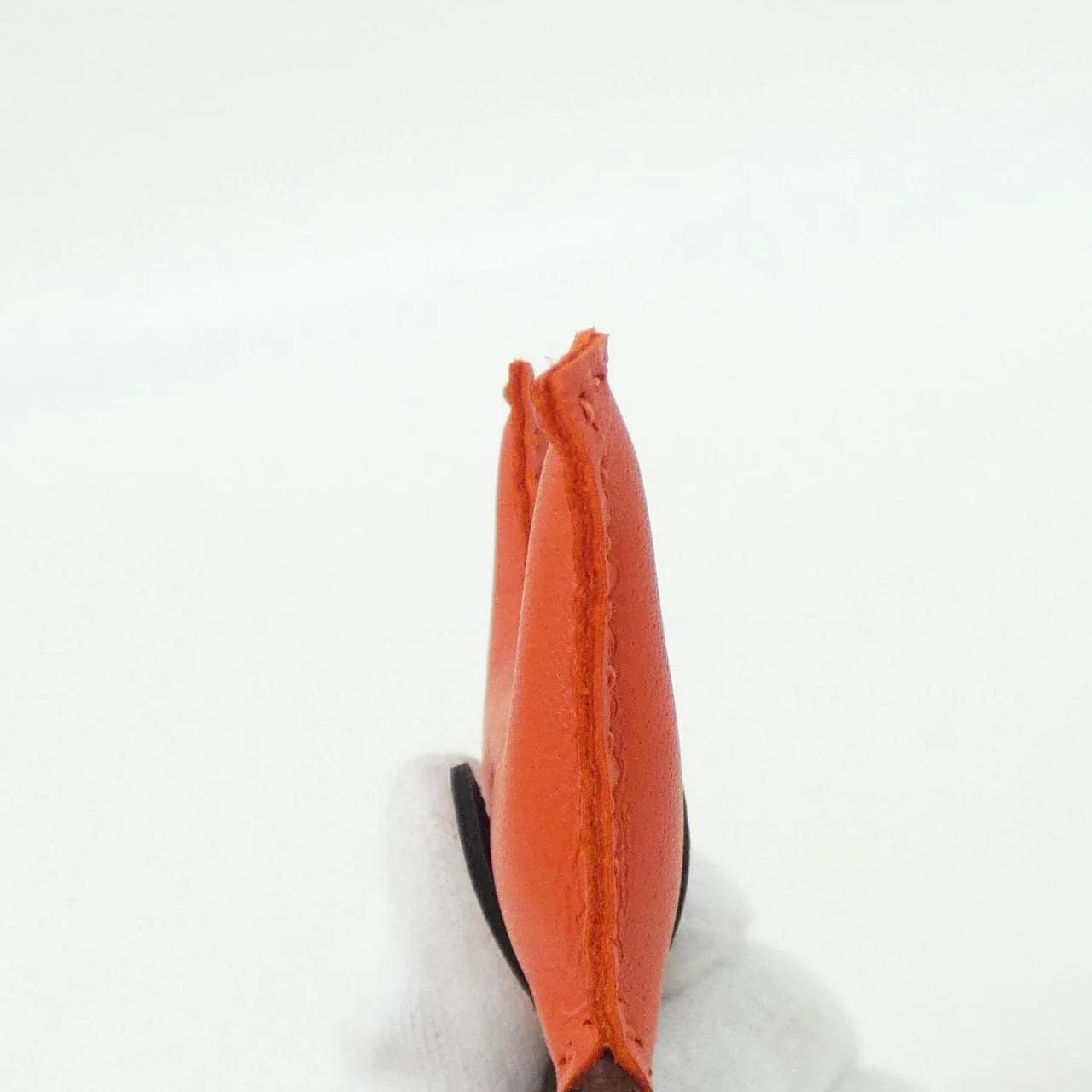 HERMES 064929CA Wallet 黑色 中古品A - 縮圖 4