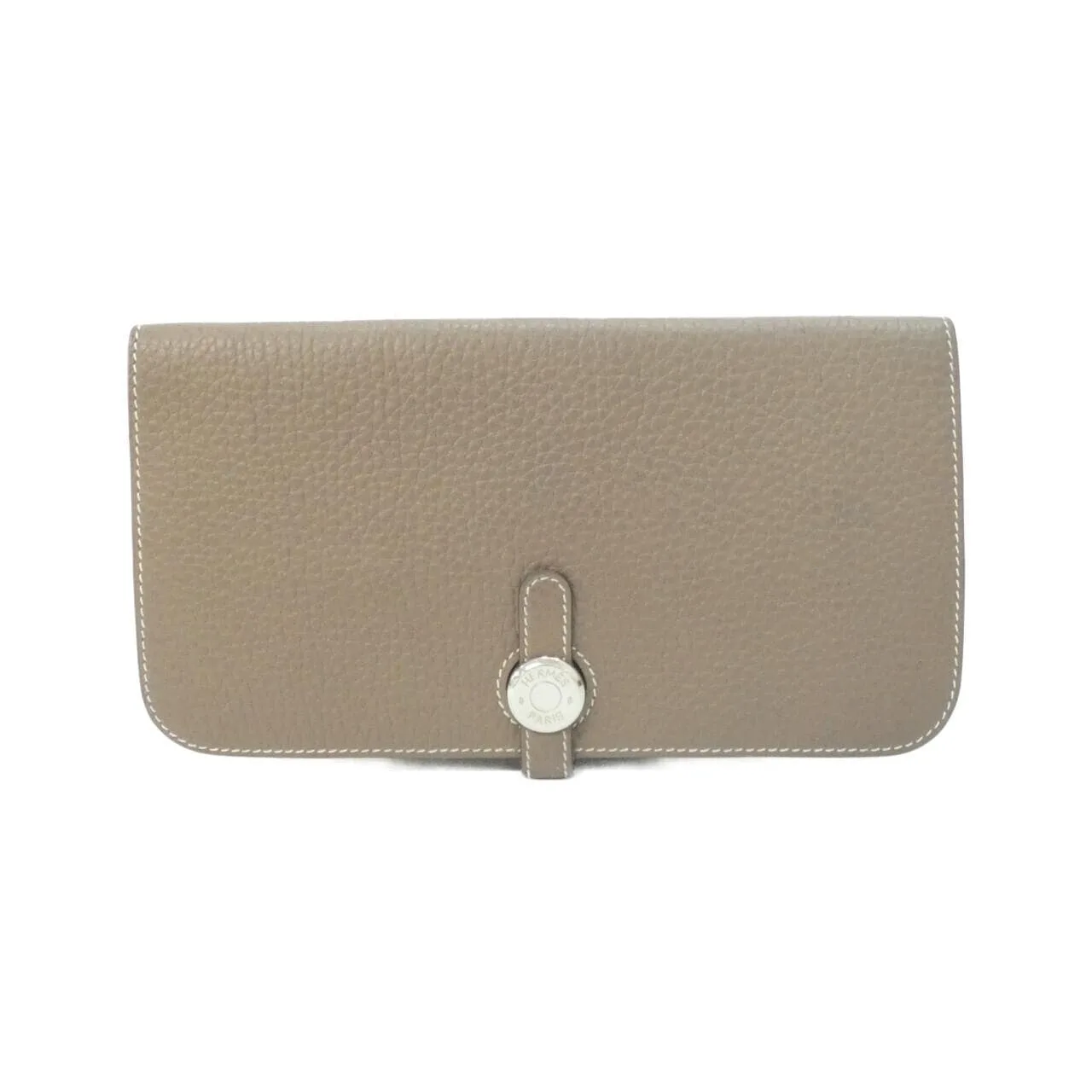 HERMES 061200CK Wallet Togo Etoupe