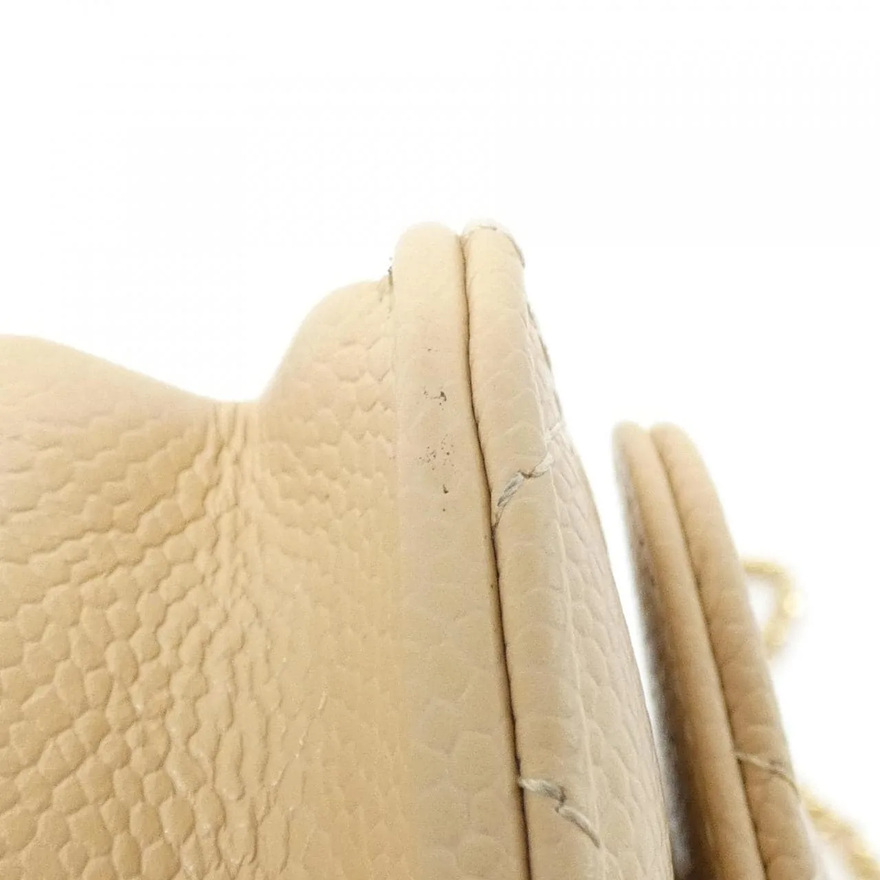 CHANEL Timeless Classic AP0250 Wallet Grained Calfskin 米色 荔枝紋牛皮 中古品A - 縮圖 3