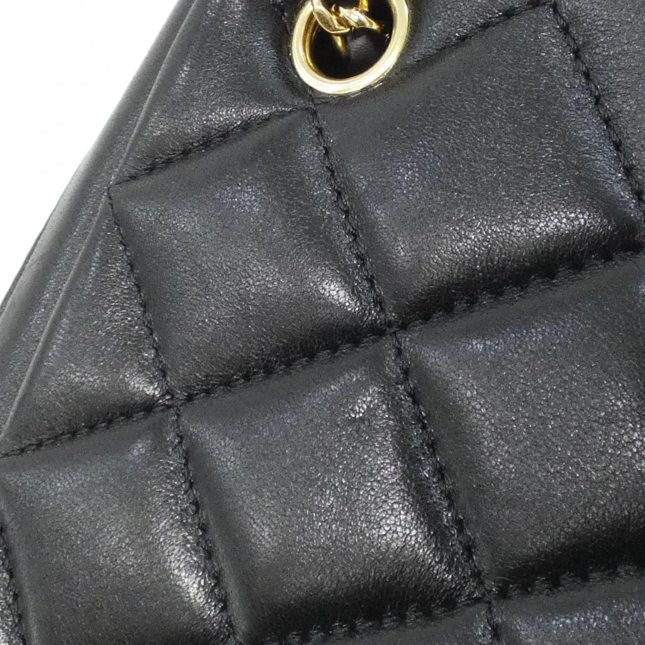CHANEL AS5190 Shoulder Lambskin 黑色 羊皮 中古品A - 縮圖 6