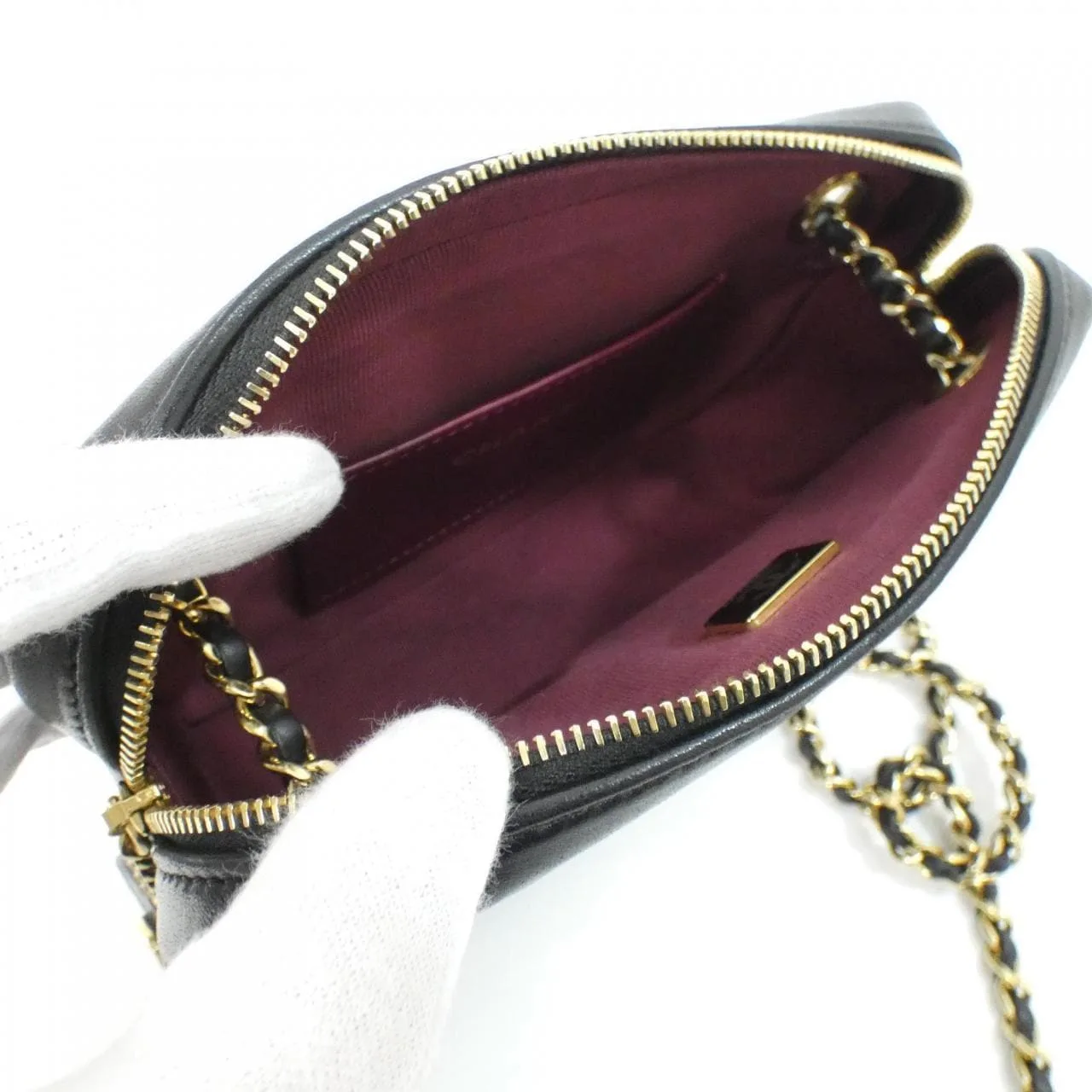 CHANEL AS5190 Shoulder Lambskin 黑色 羊皮 中古品A - 縮圖 10