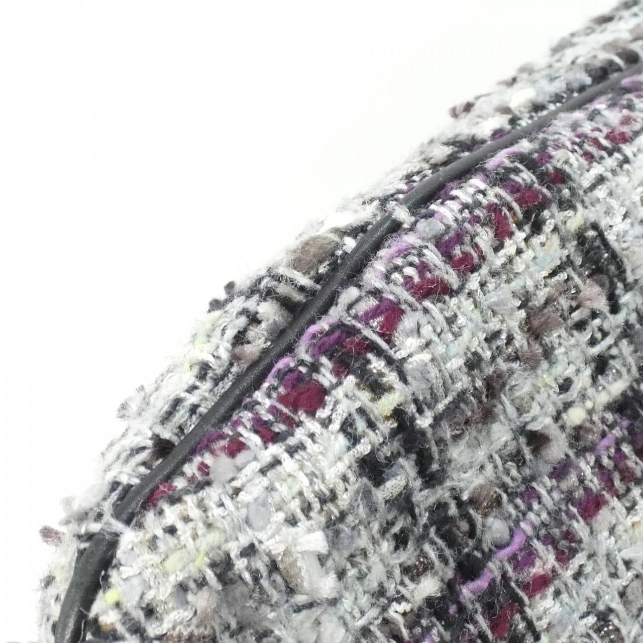 CHANEL 30216 Shoulder Tweed 黑色 粗花呢 中古品A - 縮圖 3