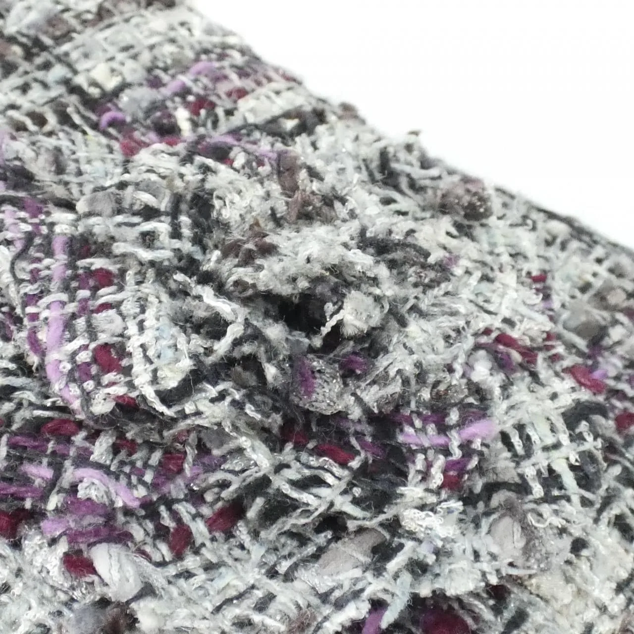 CHANEL 30216 Shoulder Tweed 黑色 粗花呢 中古品A - 縮圖 5