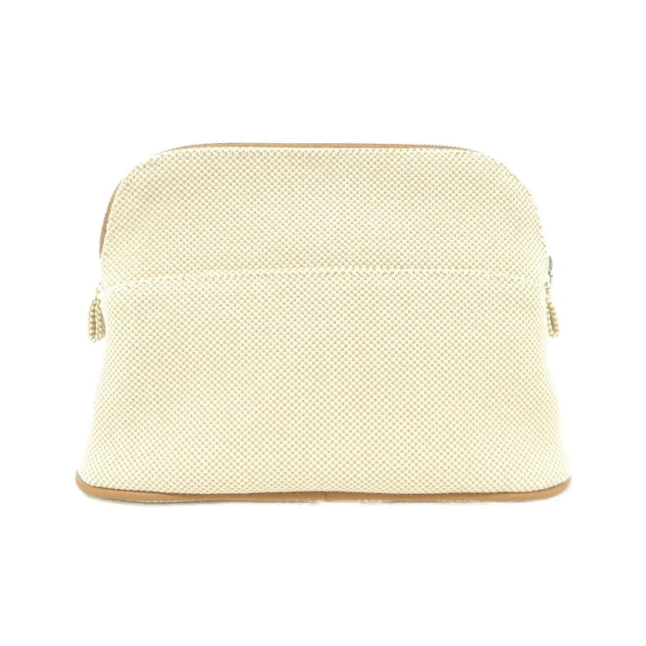 HERMES Bolide 103971M Pouch Canvas 黑色 帆布 中古品B - 縮圖 2