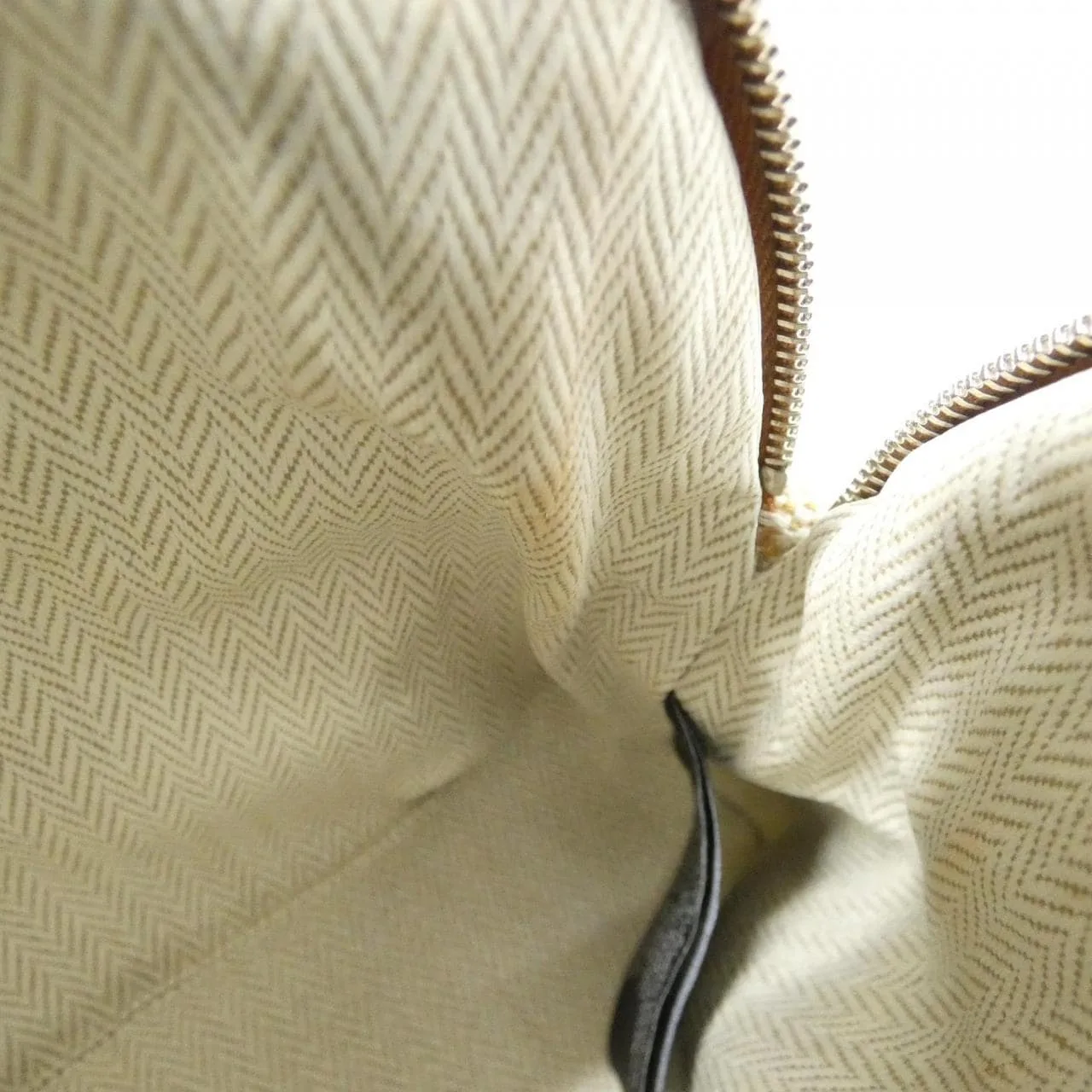 HERMES Bolide 103971M Pouch Canvas 黑色 帆布 中古品B - 縮圖 6