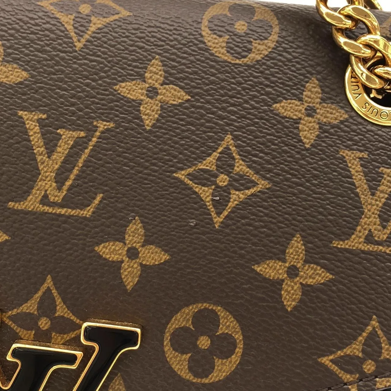 LOUIS VUITTON M45592 Shoulder Monogram 黑色 Monogram 中古品A - 縮圖 4