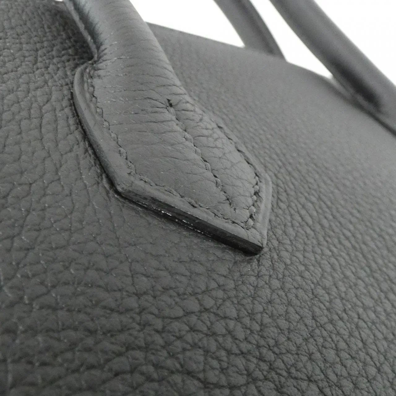 HERMES Birkin 027633CC Handbag Togo 黑色 Togo 牛皮 中古品A - 縮圖 7