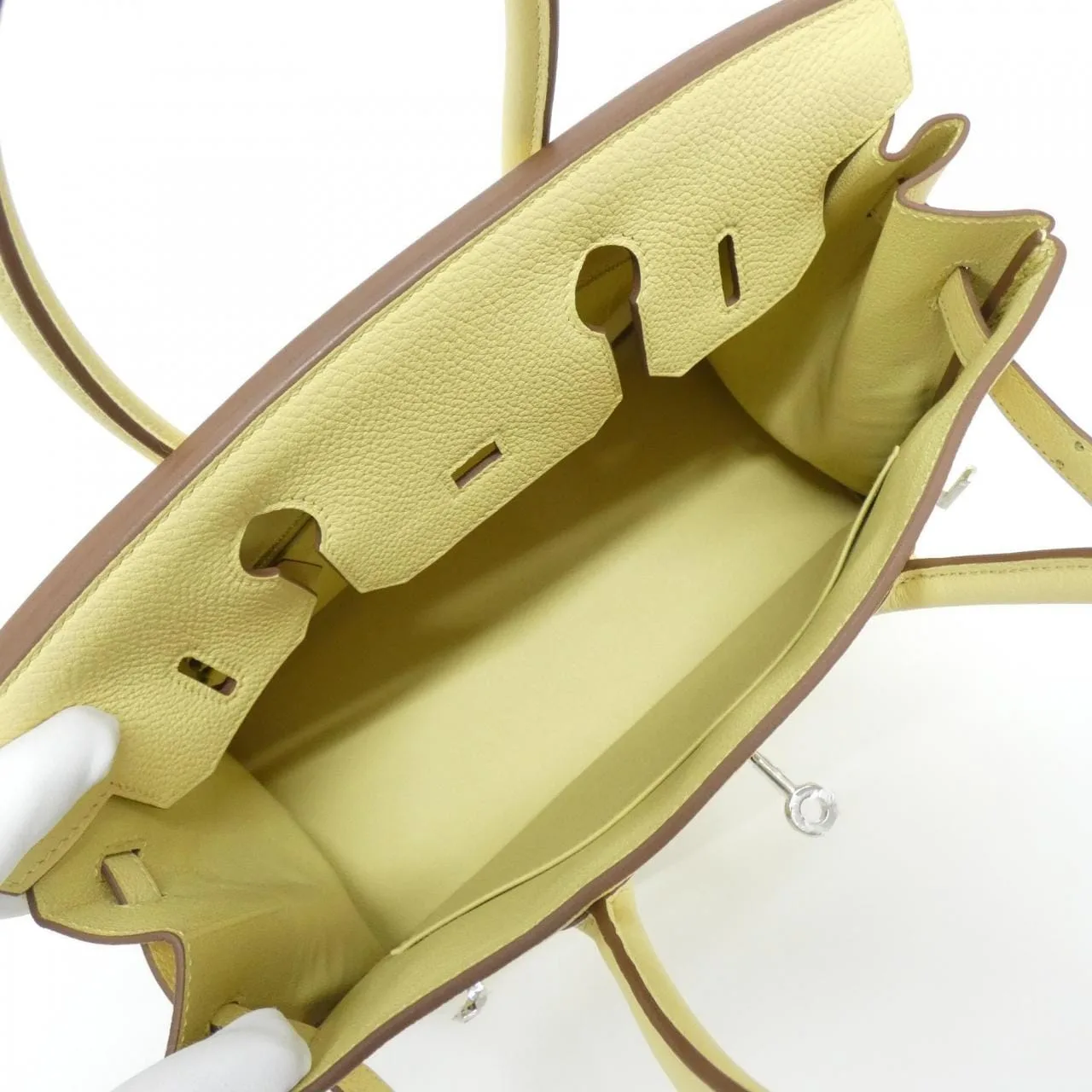 HERMES Birkin 030520CK Handbag Togo Togo Leather Unused - Thumbnail 6