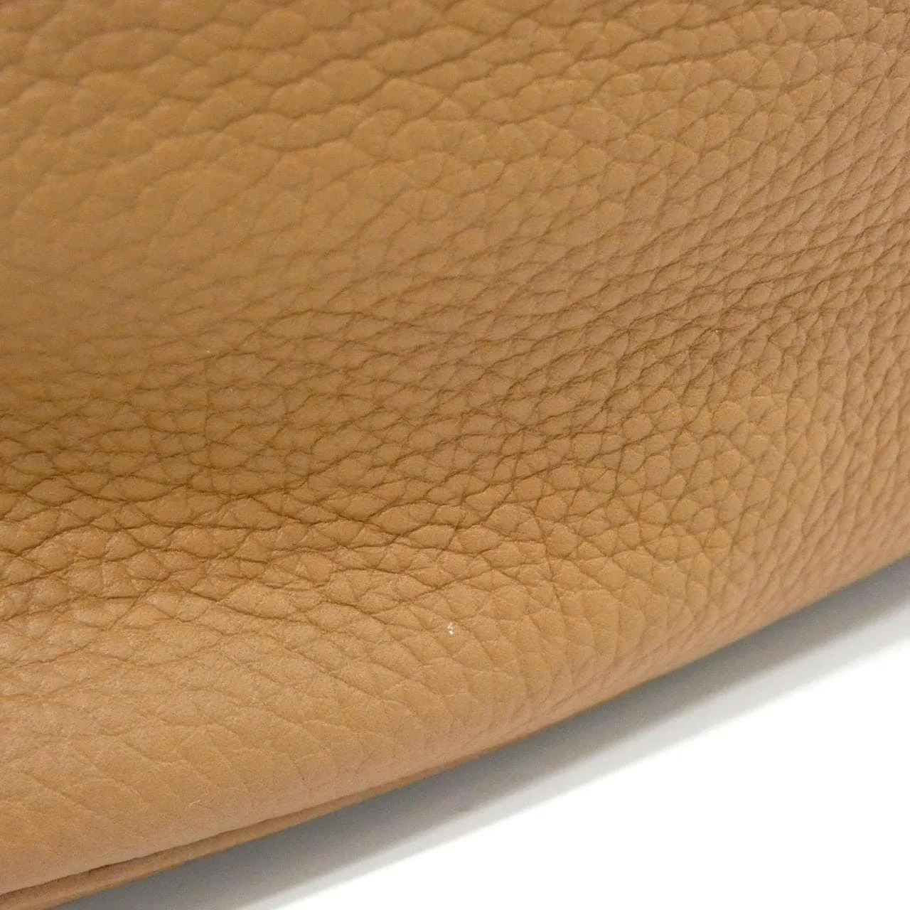 HERMES Picotin 060991CC Handbag Clemence Gold Clemence Leather Rank A - Thumbnail 5