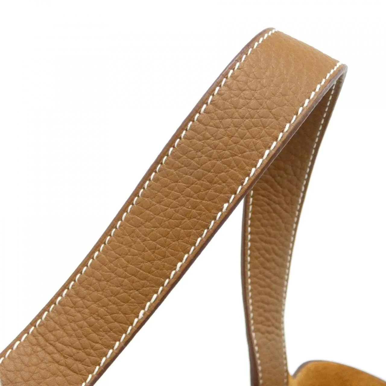 HERMES Picotin 060991CC Handbag Clemence Gold Clemence Leather Rank A - Thumbnail 6