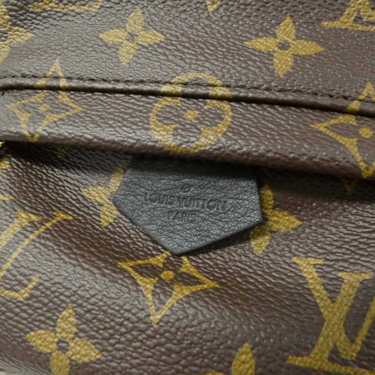 LOUIS VUITTON Palm Springs M44873 Backpack Monogram 黑色 Monogram 中古品A - 縮圖 4