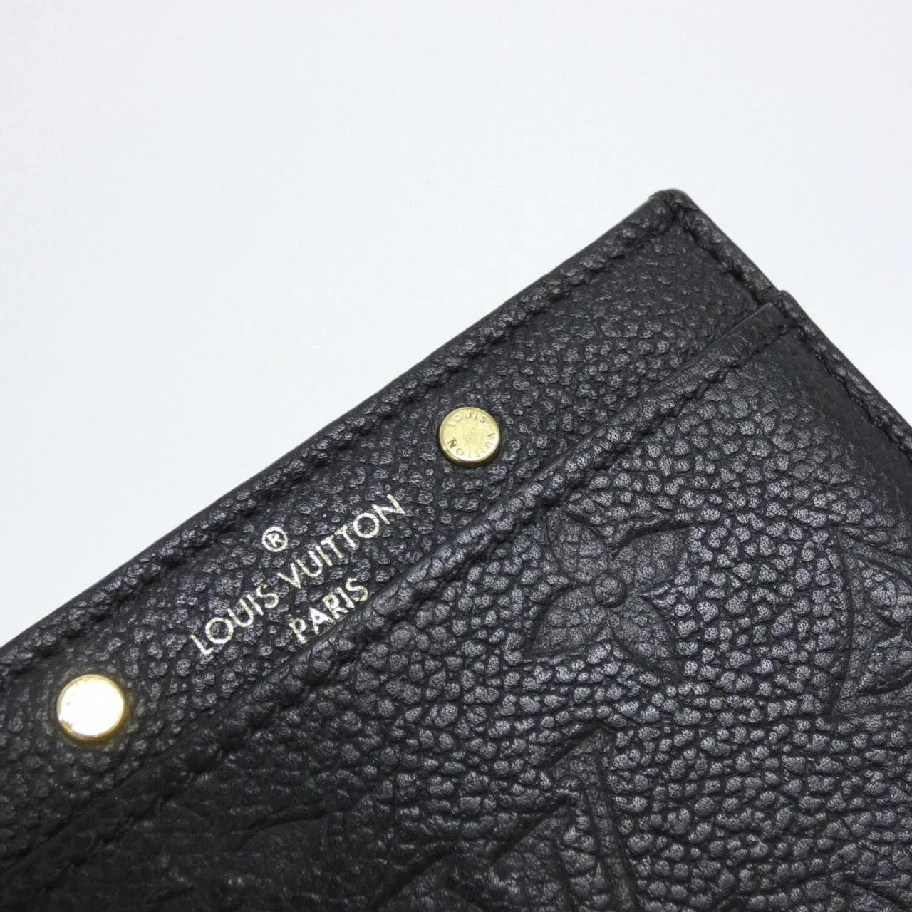 LOUIS VUITTON M69171 Card Case Monogram 黑色 Monogram 中古品A - 縮圖 3