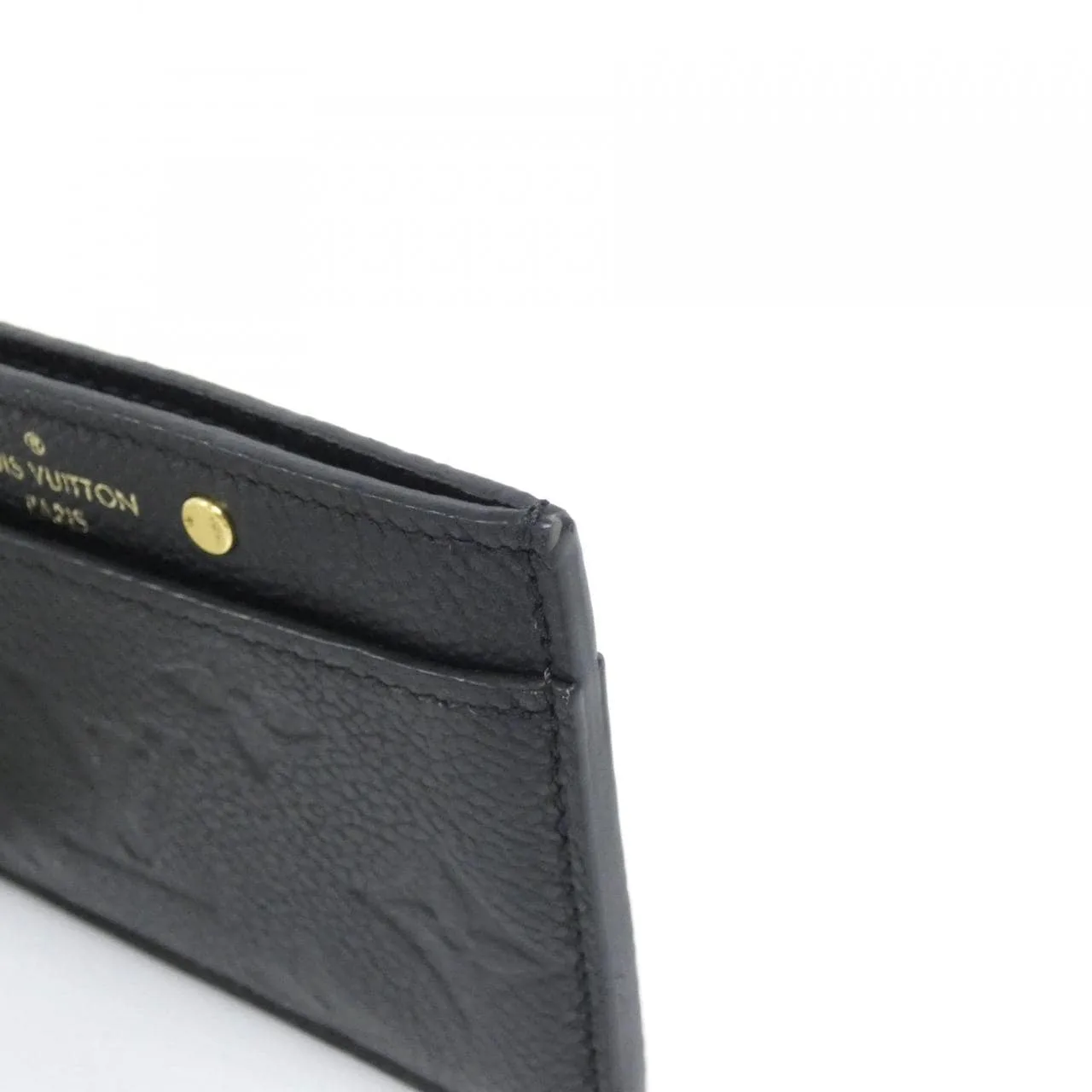 LOUIS VUITTON M69171 Card Case Monogram 黑色 Monogram 中古品A - 縮圖 4