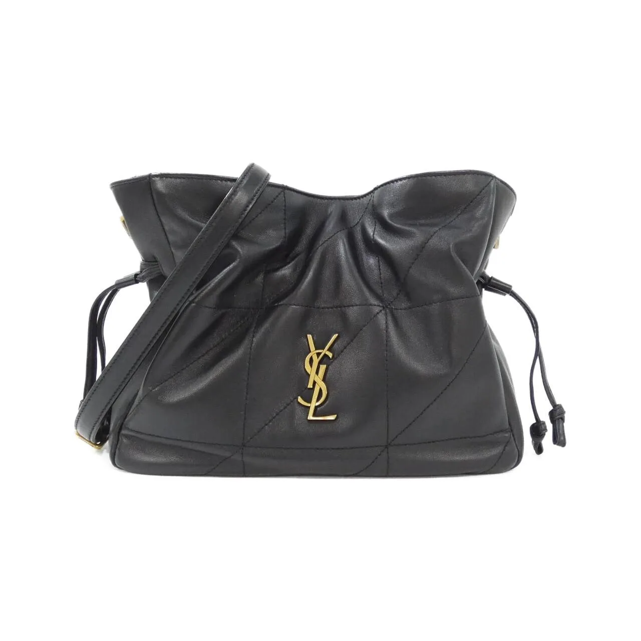 SAINT LAURENT 862712 AAB32 Shoulder Lambskin Black