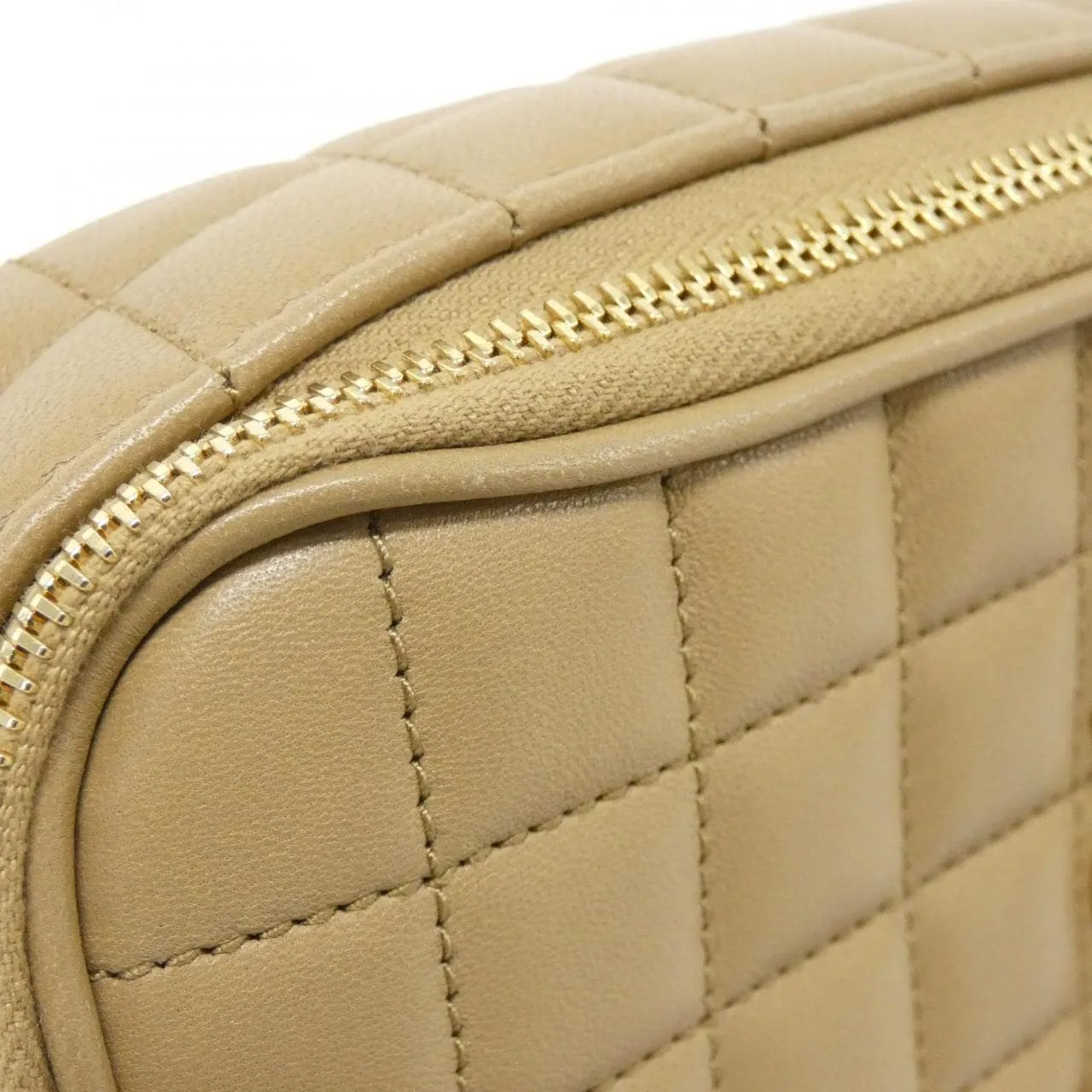 SAINT LAURENT 764809 AABVP Shoulder Lambskin 黑色 羊皮 中古品A - 縮圖 5