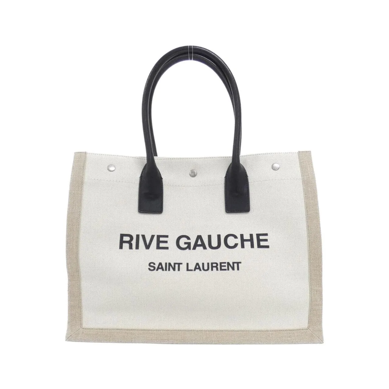 SAINT LAURENT 617481 FAABR 手提包 棉 Black